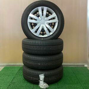 ホンダ　フィット純正スチールセット15x6J 100-4H新車外し中古品4本