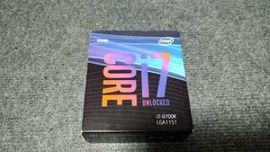 Intel Core i7-9700K BOX 動作確認済