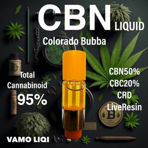 CBN/CBCリキッド バモリキ 0.5ml 最高品質フルガラスカートリッジ 