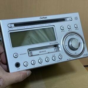 希少動作品□ホンダ純正OP ギャザズ CD/AUX/カセットデッキ WX-484T 動作確認済みの画像6