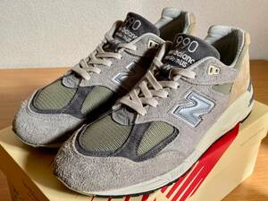 ★送料無料! ★New Balance ニューバランス M990TD2 V2 グレー US10 28cm テディ・サンティス USAmade★