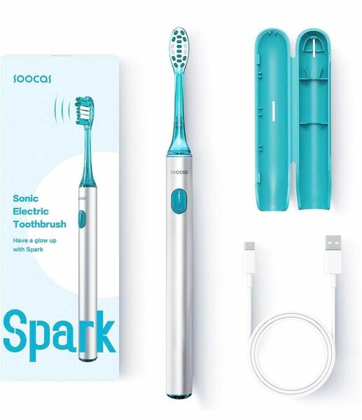 超音波振動歯ブラシ 完全防水 SPARK スパーク 充電式
