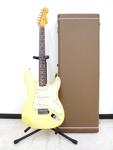 A24-126　Fender フェンダー　ストラトキャスター　62ST/TL(VWH) エレキギター　イエロー系　ハードケース・他付属品あり　2005年購入品