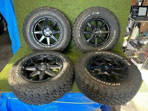 社外 クロスロード RT1 AMJ 16インチ ホワイトレター タイヤホイール 4本 BFグッドリッチ 225/70R16 102 215/70R16 5H PCD114.3 16x7J