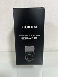 FUJIFILMフジフィルム　EF-42 SHOE MOUNT FLASH ストロボクリップオンフラッシュ　未使用保管品　掘り出し物