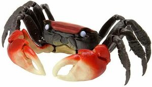 いきもの大図鑑 かに02 　アカテガニ(黄色)1種単品　ガシャポン