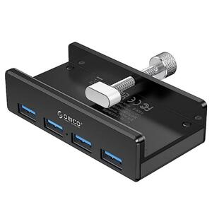 USB3.0 ハブ 4ポート クリップ式 1.5mUSB延長ケーブル付