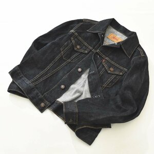 ♪濃紺 レア品番 00年製 リーバイス Levis 3rdタイプ 日本製 78500 デニム ジャケット M インディゴ♪レディース ジージャン 557 サード♪