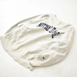 ★90s ヴィンテージ チャンピオン Champion ノートルダム大学 カレッジロゴ リバースウィーブ スウェット XL ビンテージ スエット 90年代★