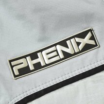 ★当時物 レトロデザイン フェニックス PHENIX 中綿 ナイロン スノー ジャケット S シルバー ユニセックス スキー スノボ ボード ウェア★_画像6