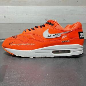 即決送料無料 メンズ 28cm W NIKE AIR MAX 1 ORANGE JUST DO IT PACK 917691-800 ナイキ エア マックス ワン JDI PACK オレンジ