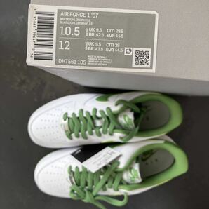 送料無料 28.5cm NIKE AIR FORCE 1 LOW ‘07 WHITE GREEN DH7561-105 ナイキ エア フォース ワン ロー ローカット ホワイト グリーンの画像6