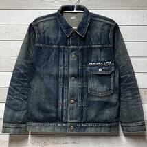 SIZE M SEQUEL DENIM JACKET INDIGO BLUE FRAGMENT DESIGN シークエル デニム ジャケット フラグメント デザイン ジージャン Gジャン_画像1