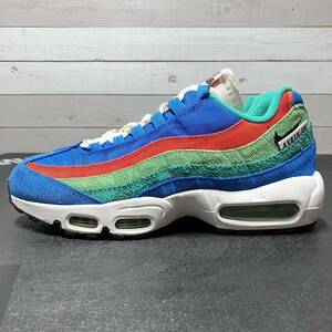 即決送料無料 26.5cm NIKE AIR MAX 95 SE BLUE GREEN DH2718-400 ナイキ エア マックス ブルー グリーン オレンジ AMRC RUNNING CLUB