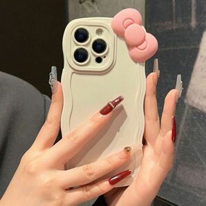 スマホケース キティ キティちゃん サンリオ 白 ホワイト リボン ギャル GAL iPhone Kitty かわいい おしゃれ