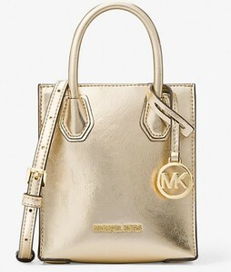 2024最新　日本未発売♪　MICHAEL Michael Kors Mercer Extra-Small Patent Crossbody Bag　直営から本物をお届けします♪