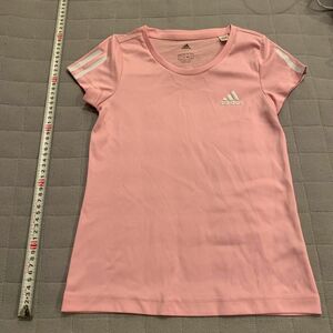 adidas 半袖Tシャツ140cmピンク　女児ガールズ