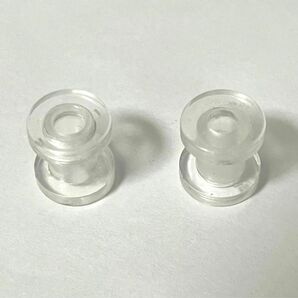 【2G】6mm フレッシュトンネルピアス アクリルピアス 拡張 ラージピアス ラージホール