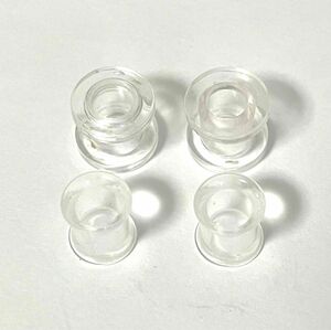 【0G】8mm フレッシュトンネルピアス アクリルピアス 拡張 ラージピアス ラージホール