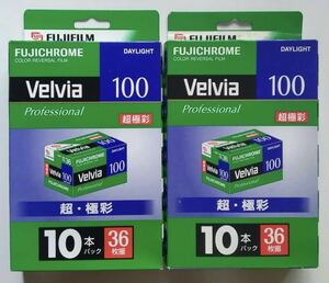 FUJIFILM Velvia 100 135-36 sheets ..1 box 10 pcs insertion ..2 box 