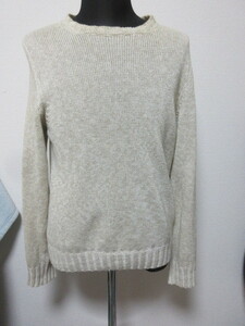 ◆美品◆Settefili Cashmere◆セッテフィーリカシミア メンズ サマーセーター●サイズ 4４◆イタリア製