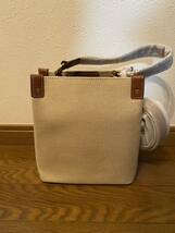 【新品】トリーバーチ TORY BURCH BLAKE CANVAS BUCKET BAG_画像2