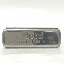 【1円スタート】ZIPPO ジッポー 2020年10月製造 MADE IN USA オイルライター 着火確認済み 箱付き 喫煙アイテム DA0_画像3