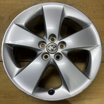 C147 TOYOTA 30PRIUS純正 7J 17インチ 5H 100 +50 4本 トヨタ プリウス Sツーリング ZVW30 中古アルミホイール_画像9