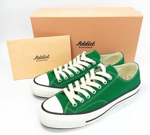 コンバース アディクト チャックテイラー キャンバス スニーカー 27.5cm 緑/グリーン 1SD399 元箱 ADDICT CHUCK TAYLOR CANVAS OX CONVERSE