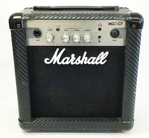 通電OK Marshall MG10CF ギター アンプ コンポ 本体 コンパクト 小型 自宅 練習 音響 機器 音楽 機材 マーシャル