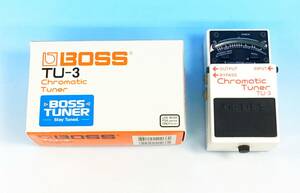 動作品 BOSS TU-3 chromatic tuner エフェクター 本体 音響 機器 音楽 機材 クロマチック チューナー ボス