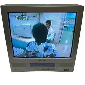 ビデオ再生可能　ブラウン管テレビ テレビデオ SHARP シャープ VT-21GH5テレビ　21型