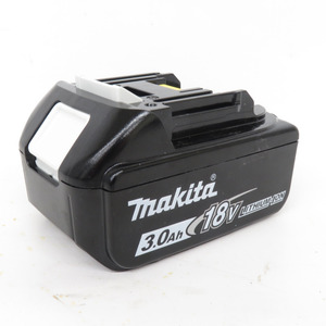 makita マキタ 18V 3.0Ah Li-ionバッテリ 残量表示付 充電回数5回 BL1830B A-60442 中古美品