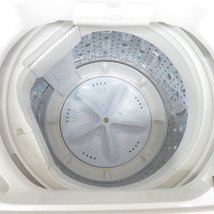 maxzen マクスゼン 全自動電気洗濯機 JW50WP01 5.0kg 2023年製 ホワイト 一人暮らし 洗浄・除菌済み_画像6