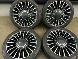 フィアット 500 Riva リーバ 純正 16in 6.5J +35 PCD98 195/45R16 コンチネンタル コンチエココンタクト FIAT チンクエチェント リーヴァ