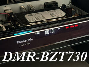 【2TB⇒8TB 新品SEAGATE製HDD換装済】★Panasonic DMR-BZT730 3番組同時録画★《純正リモコン付き》★