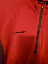 MAMMUT マムート パフォーマンスウールジップTシャツ アウトドア アンダーシャツ XLサイズ コロンビア 登山着 マウンテンウェア _画像3