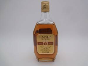 【1円スタート】未開栓 LANGS SUPREME DE LUXE Scotch Whisky ラングス シュプリーム ウイスキー 特級 古酒 洋酒 デラックス スコッチ