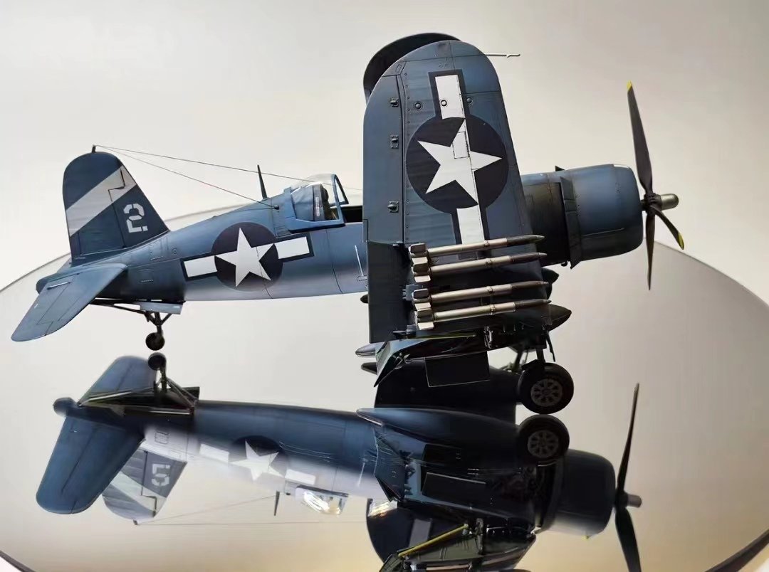 1/48 American F4U-1D/2 assembled and painted finished product, Plastic Models, aircraft, Finished Product