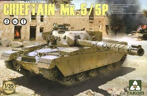 TAKOMタコム 1/35 イギリス主力戦車 チーフテン MK.5/P プラモデル 未組立
