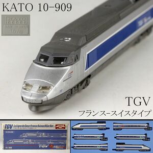【LIG】KATO カトー 10-909 TGV フランス-スイスタイプ 6両 鉄道模型 Nゲージ 箱付 ⑧ [-IE]23.12
