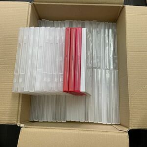 1円スタート 空 DVD トールケース 大量 セット 53個（透明49+赤3+白1） [雑貨] DVD ケース
