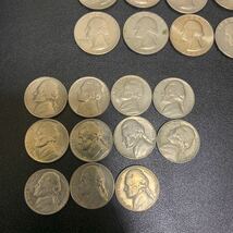 【アメリカ 硬貨 】1993年ケネディ50セント／1966年〜25セント23枚／5セント11枚／1セント8枚／1ダイム16枚_画像7