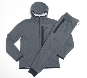 NIKE NSW Parker pants setup dark gray XL Nike Tec fleece winter jersey top and bottom set DQ4802-010 DQ4809-010