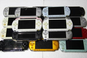 SONY PSP本体 PSP-3000/2000/1000 まとめて20個セットA 送料無料 動作未確認のためジャンク品扱い