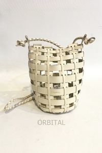  two . sphere )A VACATIONavake-shon Mini shoulder bag BERRY regular price 42,900 jpy beige leather mesh BEAMS
