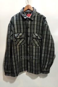 代官山)Supreme シュプリーム 22AW Heavy Flannel Shirt ヘビーフランネル シャツ ジャケット グレー サイズXL