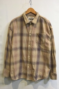 二子玉) アパルトモン 別注 REMI RELIEF レミレリーフ 21SS Check Shirt コットンチェックシャツ ベージュ 定価￥32,780-