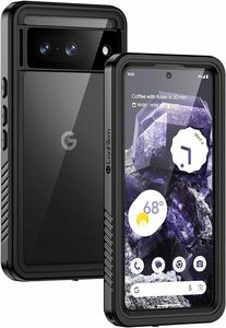 Google Pixel 8 防水ケース完全防水 IP68規格 耐衝撃 滑り止め 防塵 防雪 ワイヤレス充電 水中保護カバー Google ピクセル 8 防水カバー