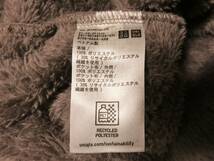 美品 ユニクロ ファーリー フリース ベスト ブラウン WOMEN 3XL/4L ジップアップ 防寒 アウター 上着 部屋着 ルームウェア UNIQLO_画像7